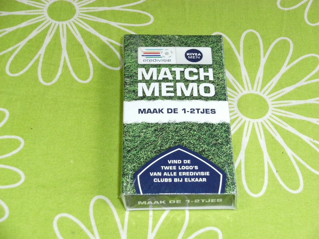 Nieuw: Nivea Match Voetbal Memo, Een of twee spelers, Ophalen of Verzenden, Nieuw