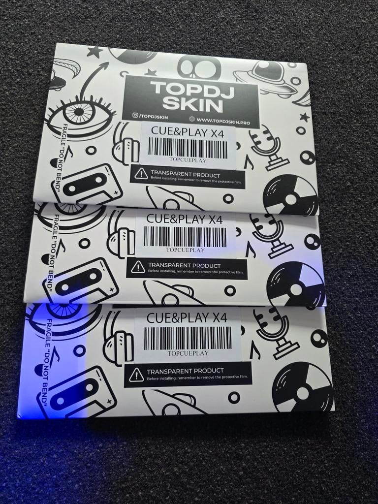 Topdjskin X4 PROTECTORS CUE/PLAY, Muziek en Instrumenten, Ophalen of Verzenden, Nieuw, Dj-set, Pioneer