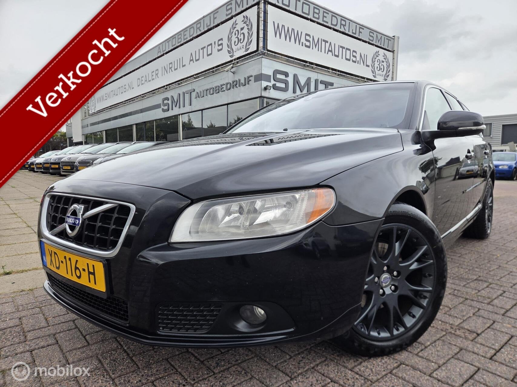 Volvo V70 2.0 T5 Momentum Aut/Leder/ECC/CC/PDC, Euro 5, Gebruikt, Zwart, 4 cilinders