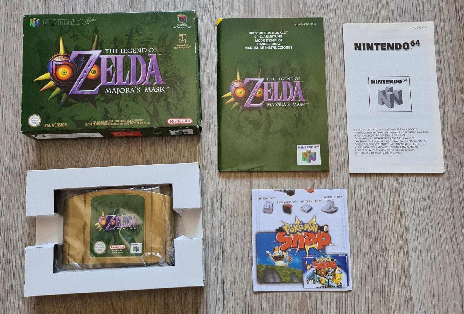 The Legend of Zelda: Majora's Mask Nintendo 64 compleet, Spelcomputers en Games, Games | Nintendo 64, Avontuur en Actie, Gebruikt