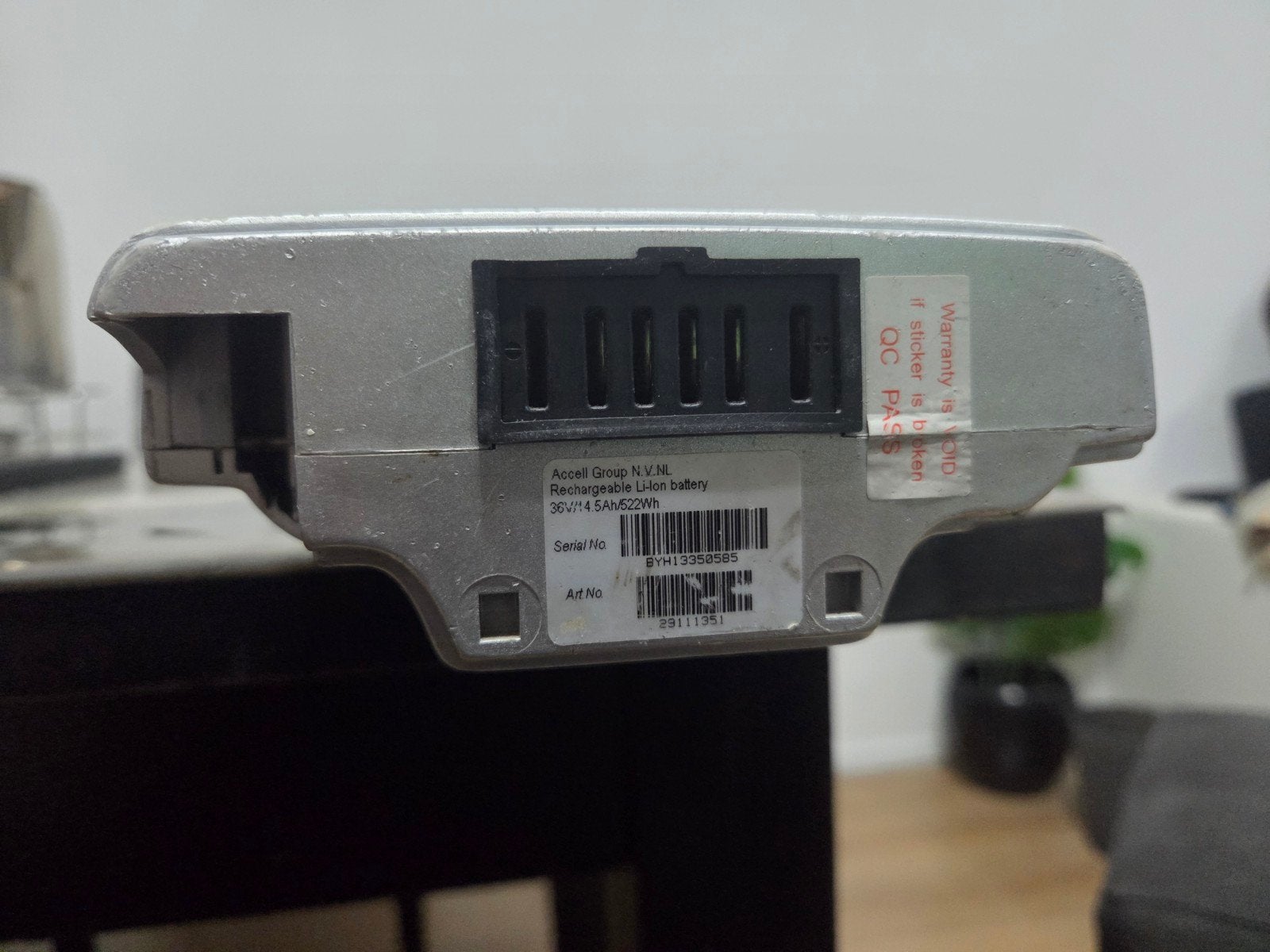 Sparta fietsaccu accell Group Li-ion accu 36V 4.5Ah 522Wh, Ophalen, Gebruikt