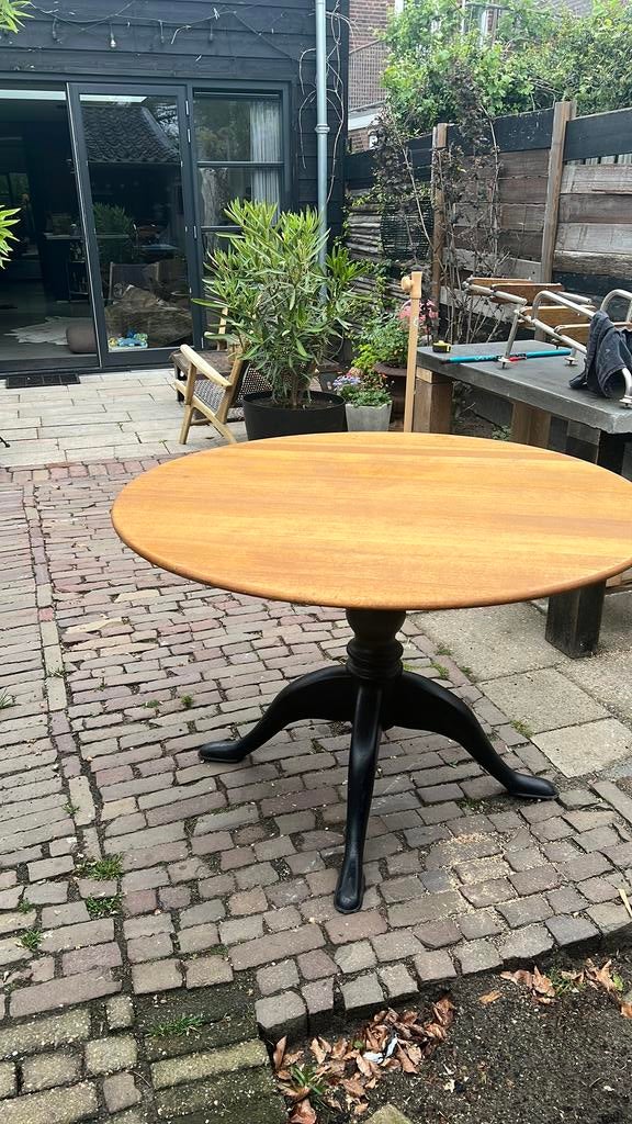Tafel, Gebruikt, 100 tot 150 cm, Eikenhout, Rechthoekig