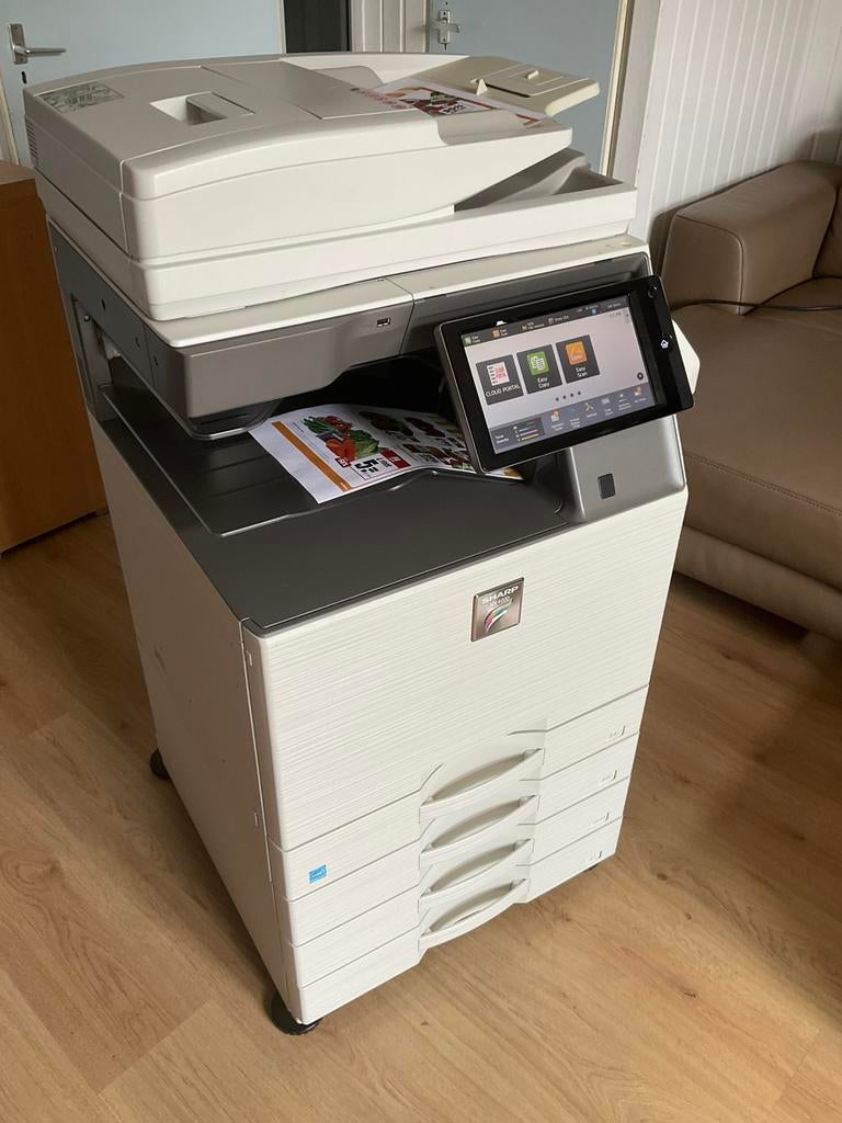 KOPIEERMACHINE SHARP MX 4070N KLEUREN KOPIER/PRINT/SCAN/WIFI, Computers en Software, Printers, Ophalen, All-in-one, Draadloos