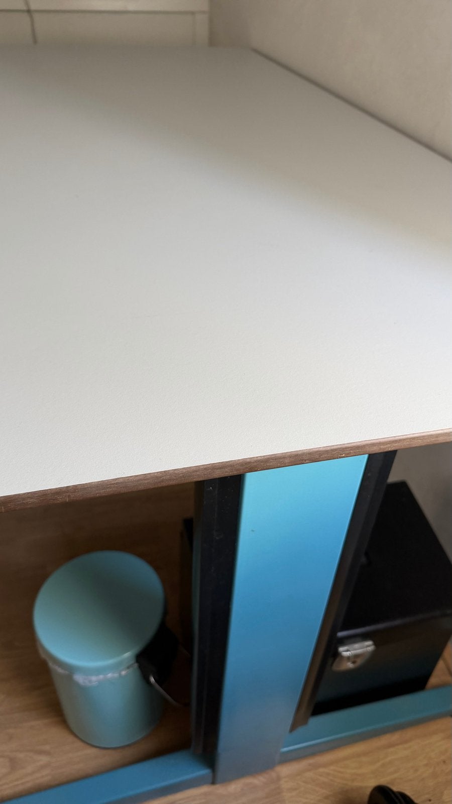 Bureau 160x80 cm, Ophalen, In hoogte verstelbaar, Gebruikt, Zit-sta bureau