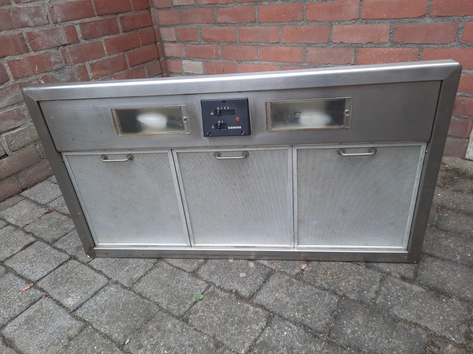 Siemens Afzuigkap 90x50 cm - RVS Schouwkap, Witgoed en Apparatuur, Afzuigkappen, Ophalen, Gebruikt, Inbouw, Wandschouwkap