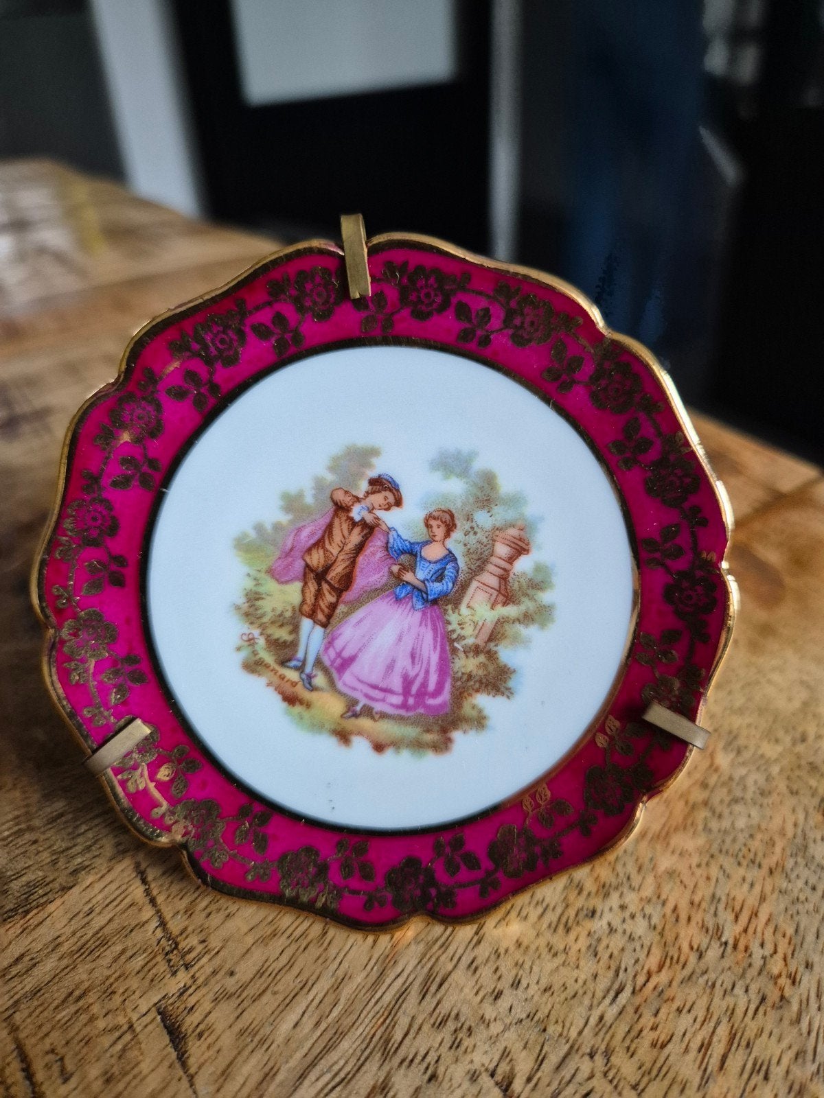 Limoges Porselein bordje 4, Ophalen of Verzenden