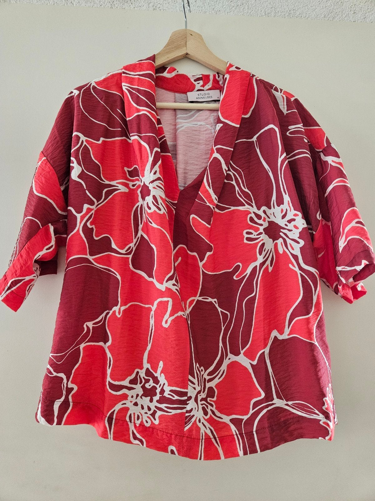 Studio Anneloes blouse met bloemenprint - Maat M, Maat 38/40 (M), Studio Anneloes, Ophalen of Verzenden, Zo goed als nieuw