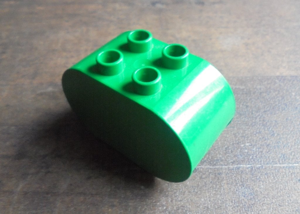 Lego Duplo Brick 2x4x2 Rounded Ends (zie foto's) 26, Ophalen of Verzenden, Gebruikt, Losse stenen, Duplo