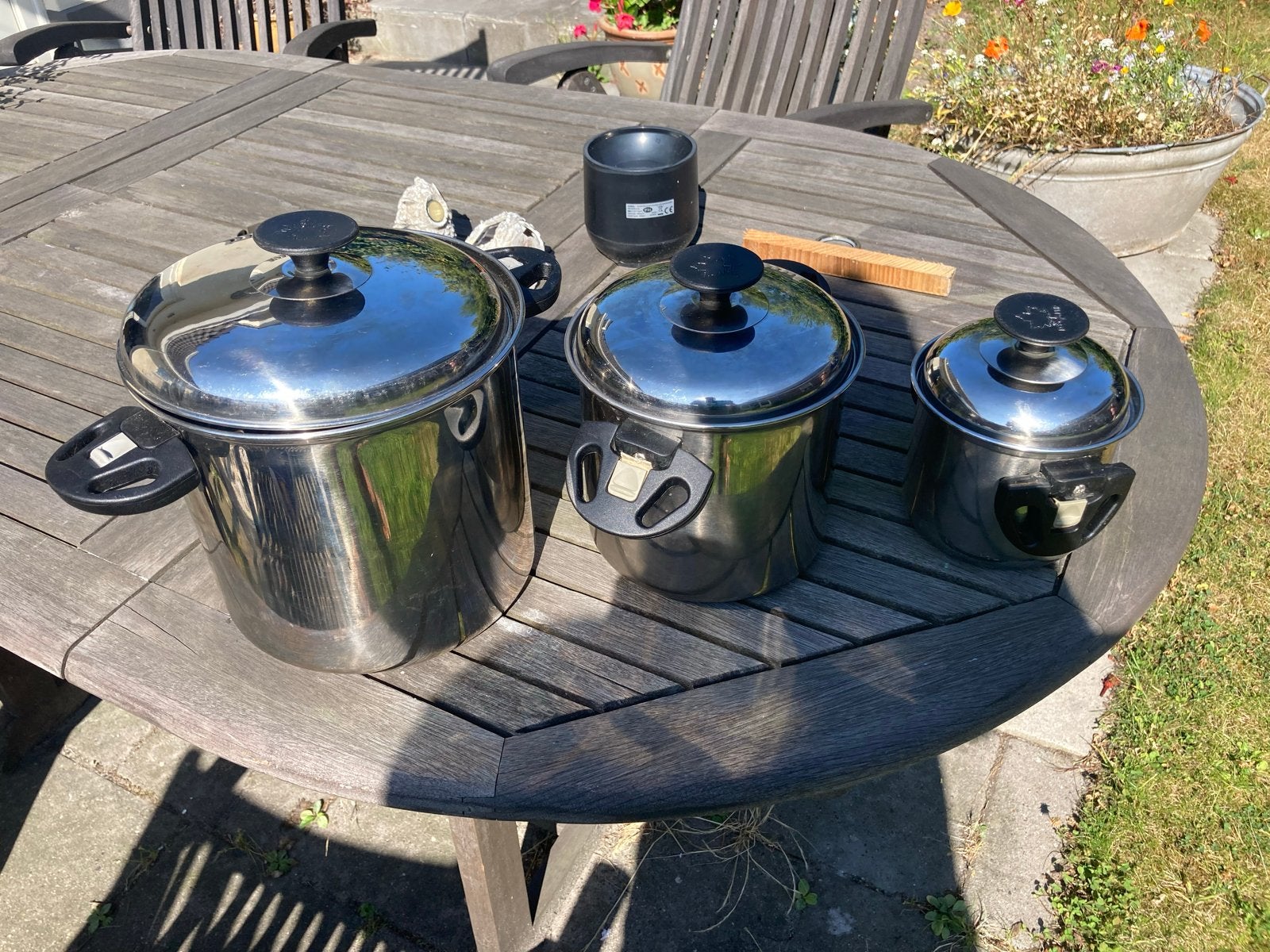 Set camping pannen pannenset, Ophalen of Verzenden, Gebruikt