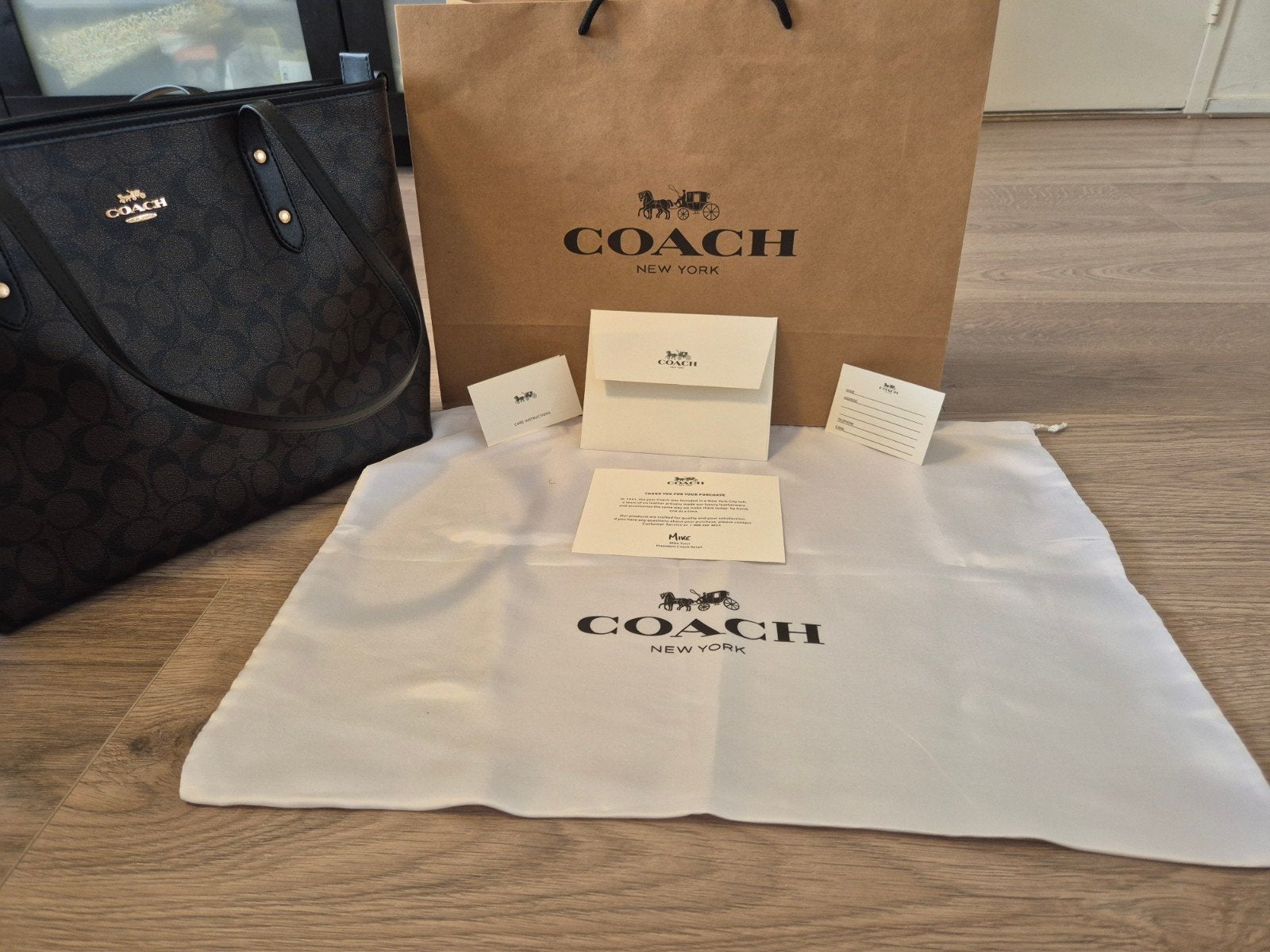 Coach handtas, Ophalen of Verzenden, Nieuw, Bruin, Handtas