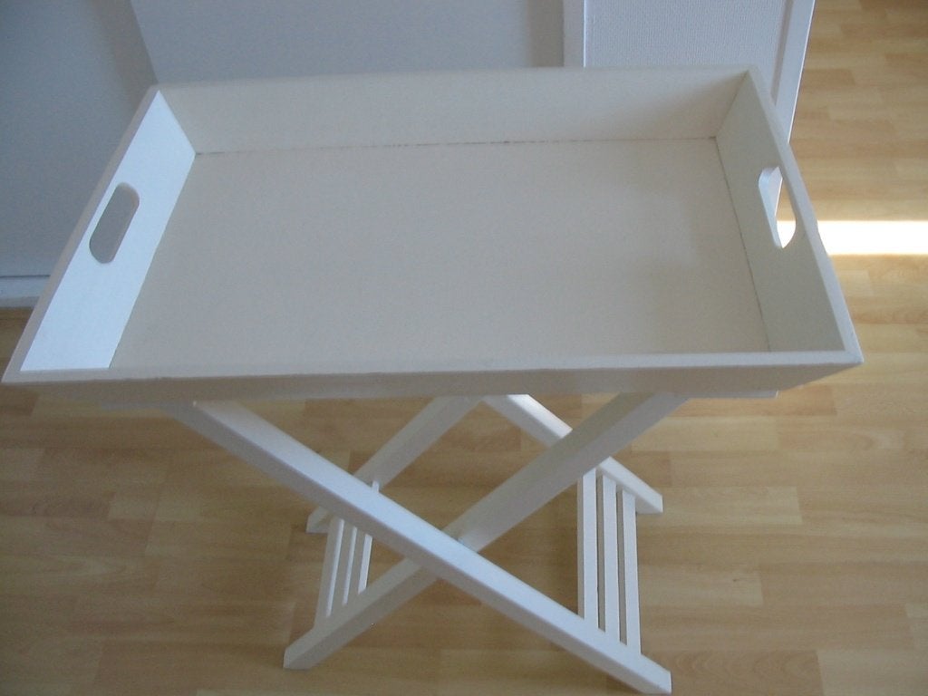 Te koop Butler rtay table., Ophalen, Etagère, Hout, Gebruikt