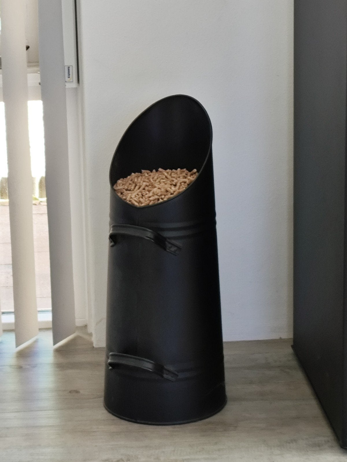 Zwarte kolenkit pelletkit pelletemmer met handvatten, Ophalen, Gebruikt, Overige soorten