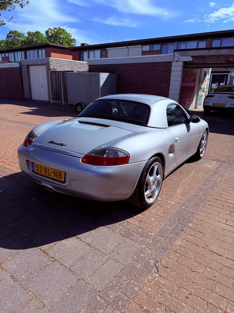 Porsche Boxster 2.5 AUT 1998 Grijs, Auto's, Automaat, Achterwielaandrijving, Cabriolet, Boxster