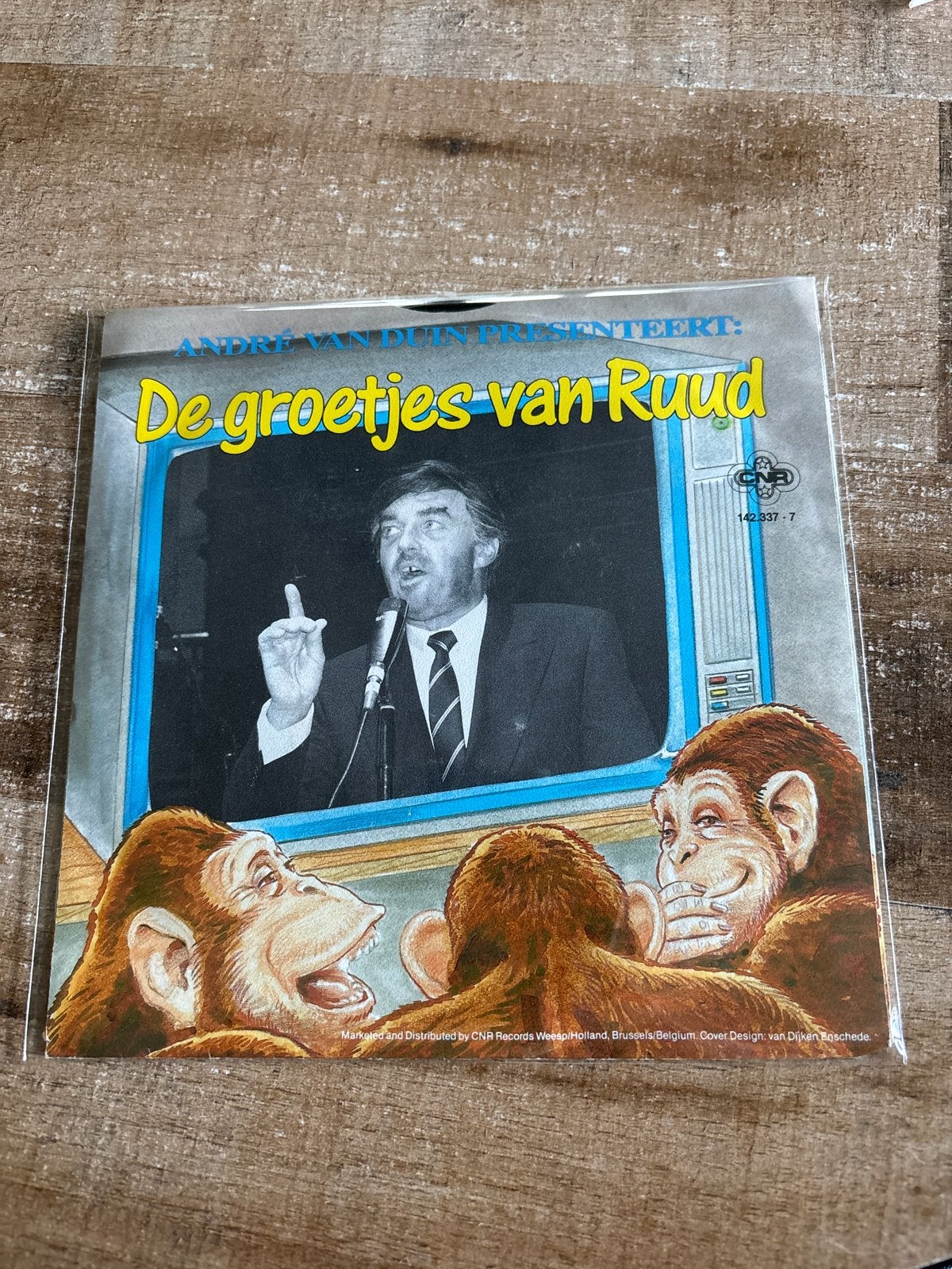 André van Duin - De Groetjes Van Ruud / Mijn Naam Is Jaap, Cd's en Dvd's, Gebruikt, 7 inch, Ophalen of Verzenden, EP