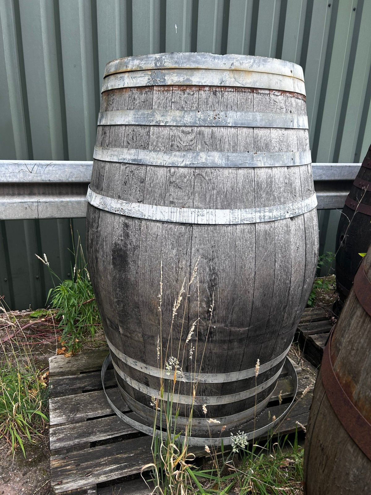 Eiken houten wijnvaten, Tuin en Terras, Regentonnen, 150 liter of meer, Ophalen of Verzenden, Zo goed als nieuw, Hout