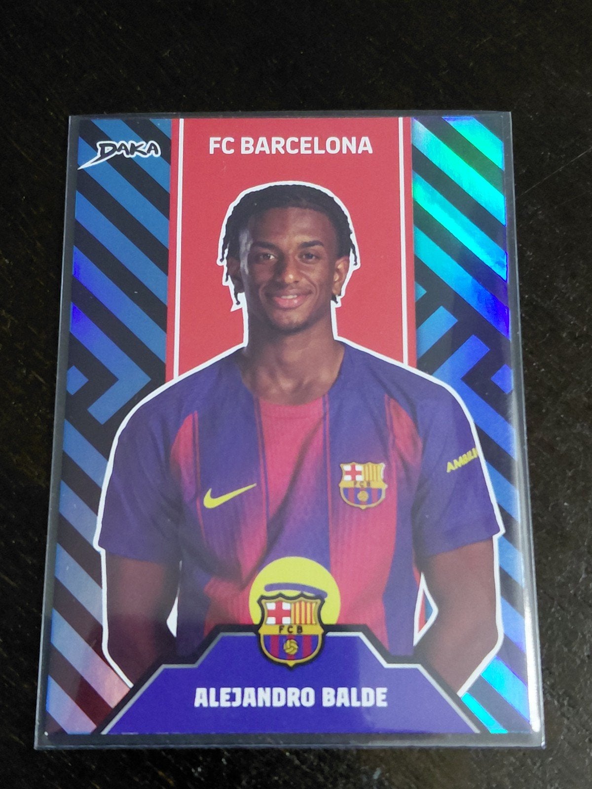 Alejandro Balde FC Barcelona DAKA Spelerskaart 054/149, Ophalen of Verzenden, Zo goed als nieuw, Buitenlandse clubs, Spelerskaart