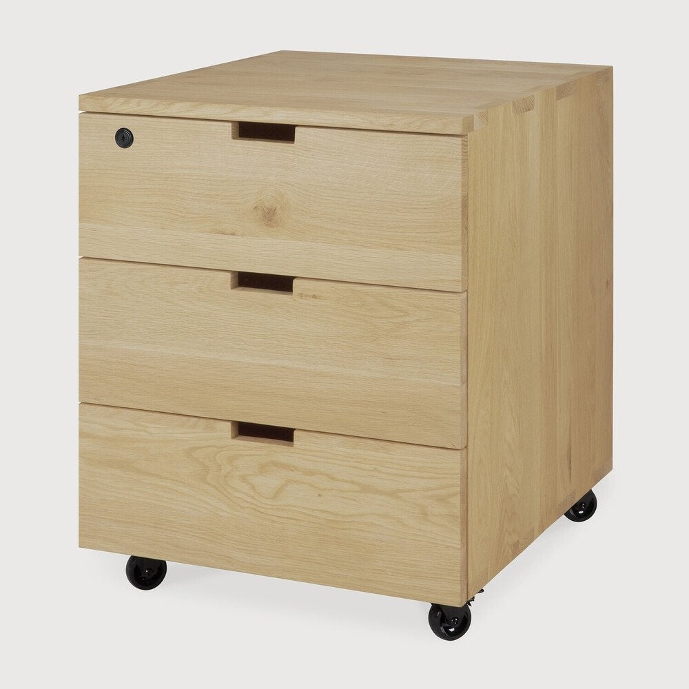 ETHNICRAFT BILLY LADEKAST 50X56X66 | 3 SOFTCLOSE LADES 50624, Ophalen, Nieuw, 50 tot 100 cm, 3 of 4 laden