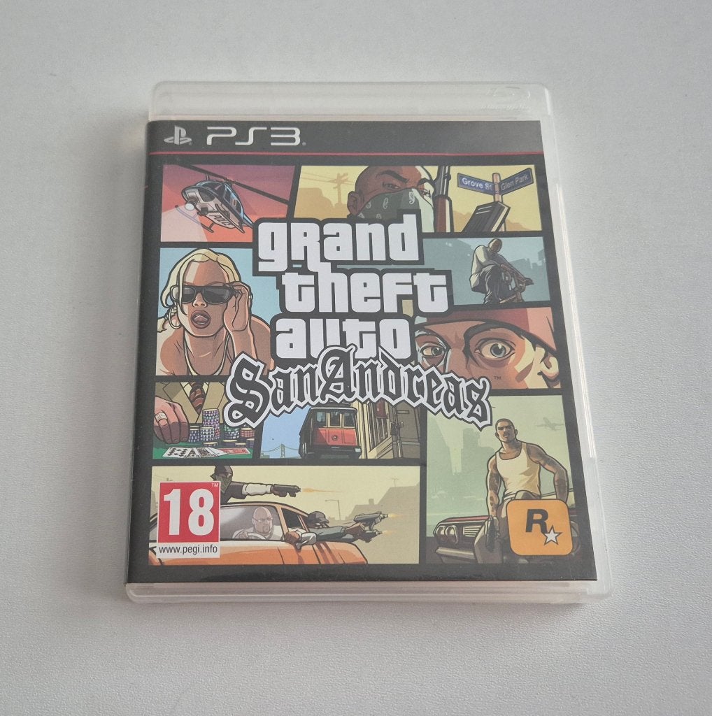Grand Theft Auto GTA San Andreas PlayStation 3 PS3 Game, Avontuur en Actie, Gebruikt, Vanaf 18 jaar, 1 speler
