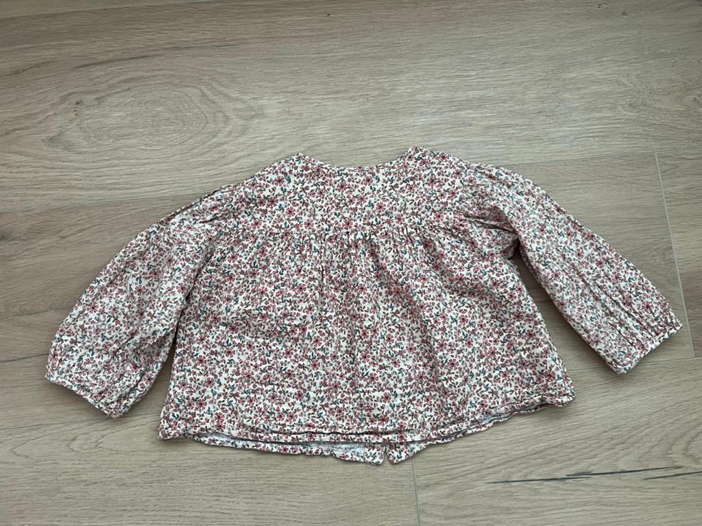Zara blouse, Kinderen en Baby's, Kinderkleding | Maat 98, Ophalen of Verzenden, Zo goed als nieuw, Meisje, Overhemd of Blouse