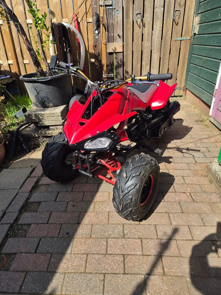 3 wiel Quad 50 cc, Fietsen en Brommers, Minibikes, Midibikes en Pitbikes, Gebruikt, Overige typen, 50 cc, Trommelrem
