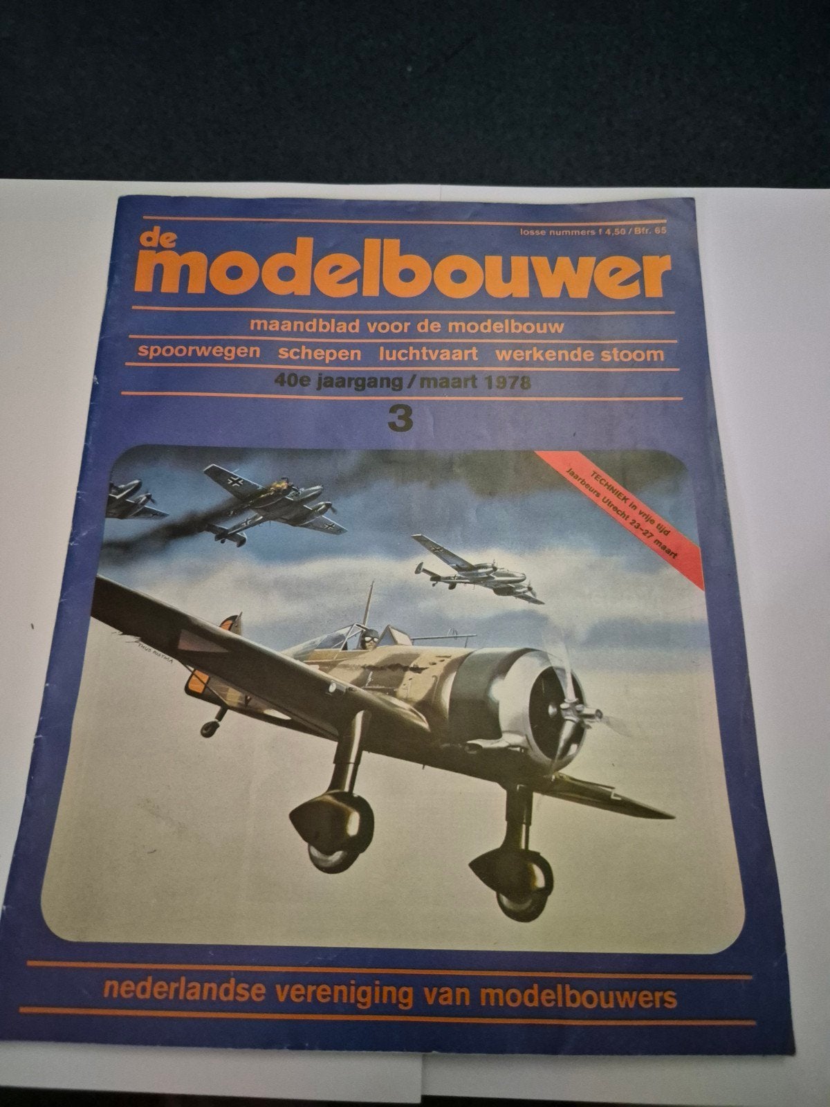 De Modelbouwer Maart 1978 - Fokker D.21, Stoommachines, Ophalen of Verzenden