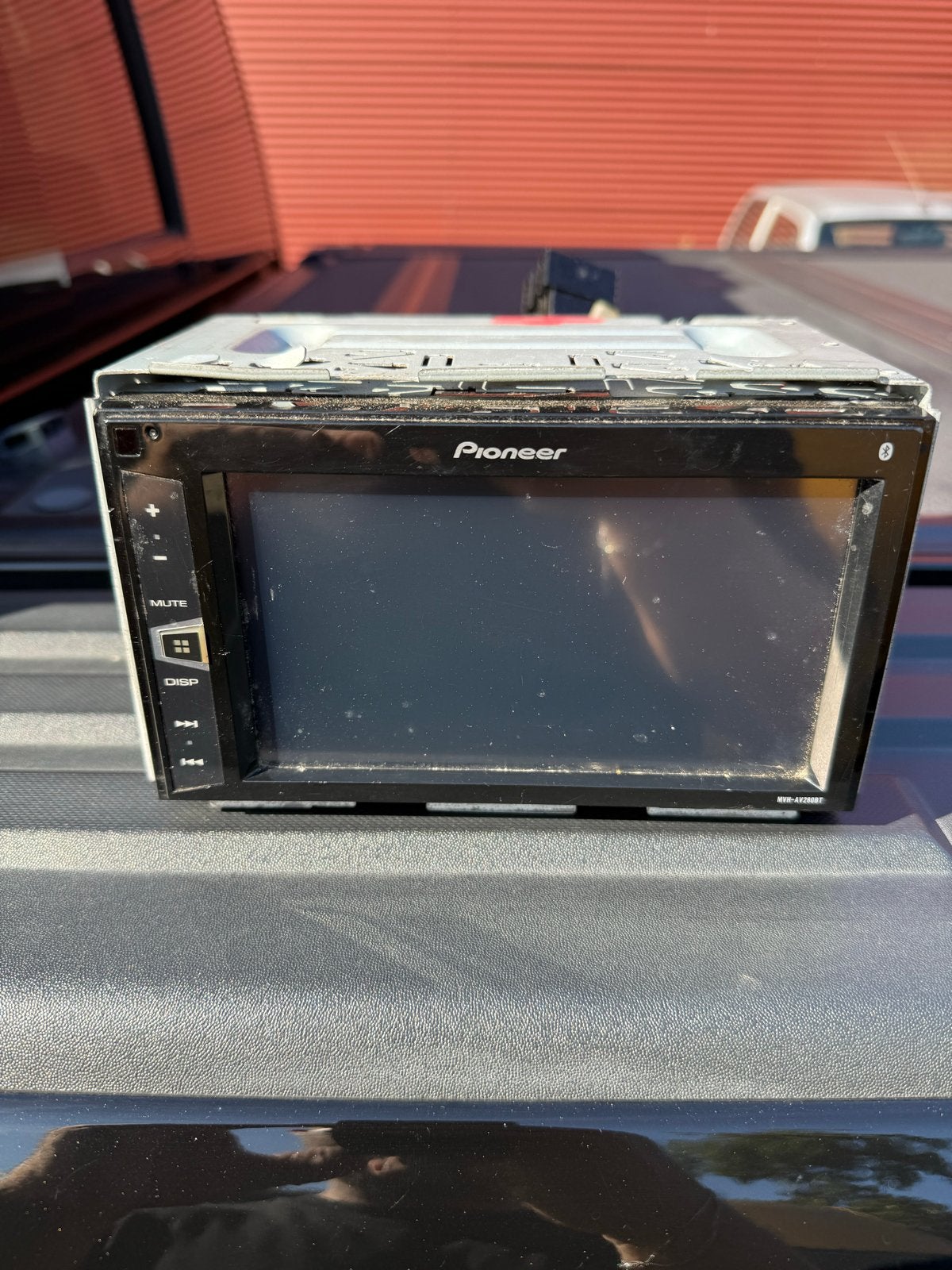 Pioneer MVH-AV280BT dubbeldin Autoradio met touchscreen, Ophalen of Verzenden, Gebruikt