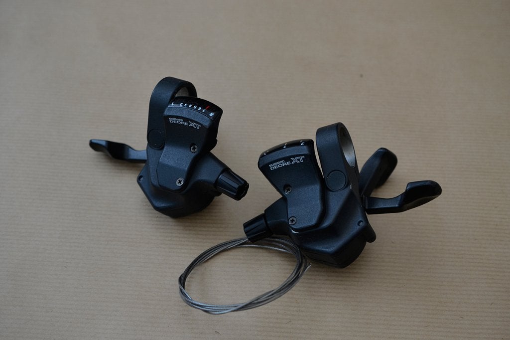 Shimano Deore XT MTB Mountainbike Shifters, Gebruikt, Overige typen, Ophalen of Verzenden, Shimano XT