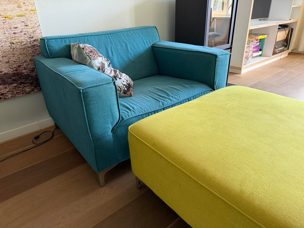 Loveseat, Ophalen, Tweepersoons, 75 tot 100 cm, Zo goed als nieuw