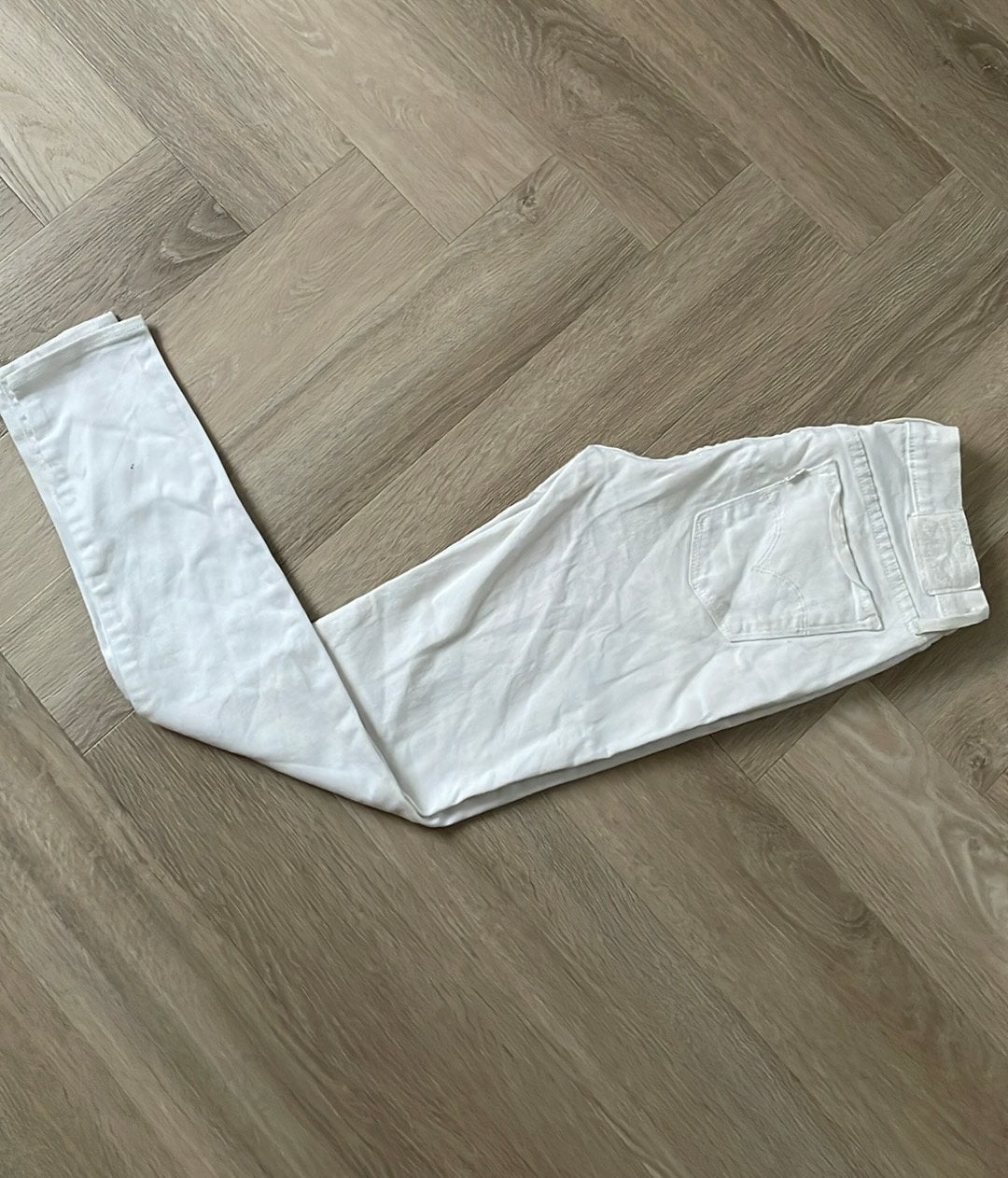 Levi’s 710 Super Skinny Jeans, Kleding | Dames, Ophalen of Verzenden, Zo goed als nieuw, Wit, W27 (confectie 34) of kleiner
