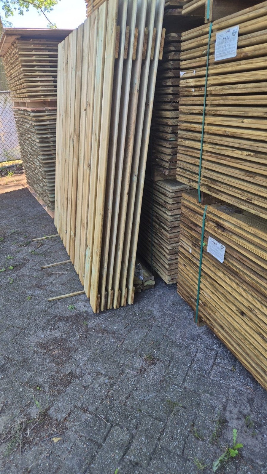 45 stuks grenen geimpregneerd, 1 tot 2 meter, Minder dan 3 meter, Nieuw, Ophalen of Verzenden
