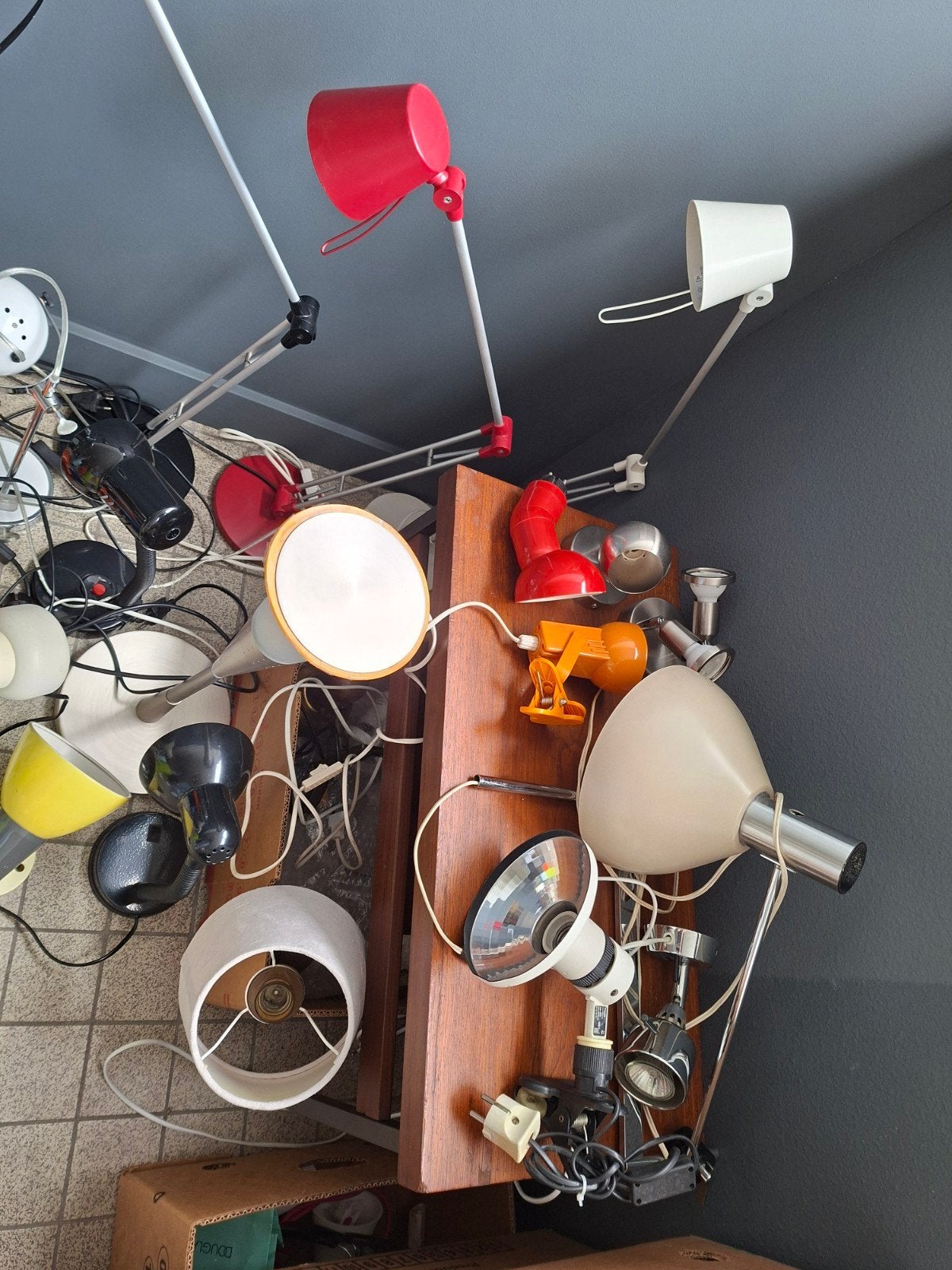 vintage lampen, Ophalen, Gebruikt