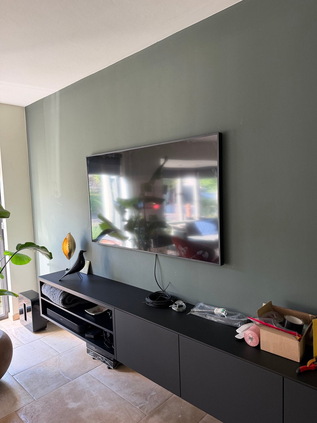 Samsung The Frame 65 inch TV scherm (defect), Ophalen, Samsung, 4k (UHD), 100 cm of meer