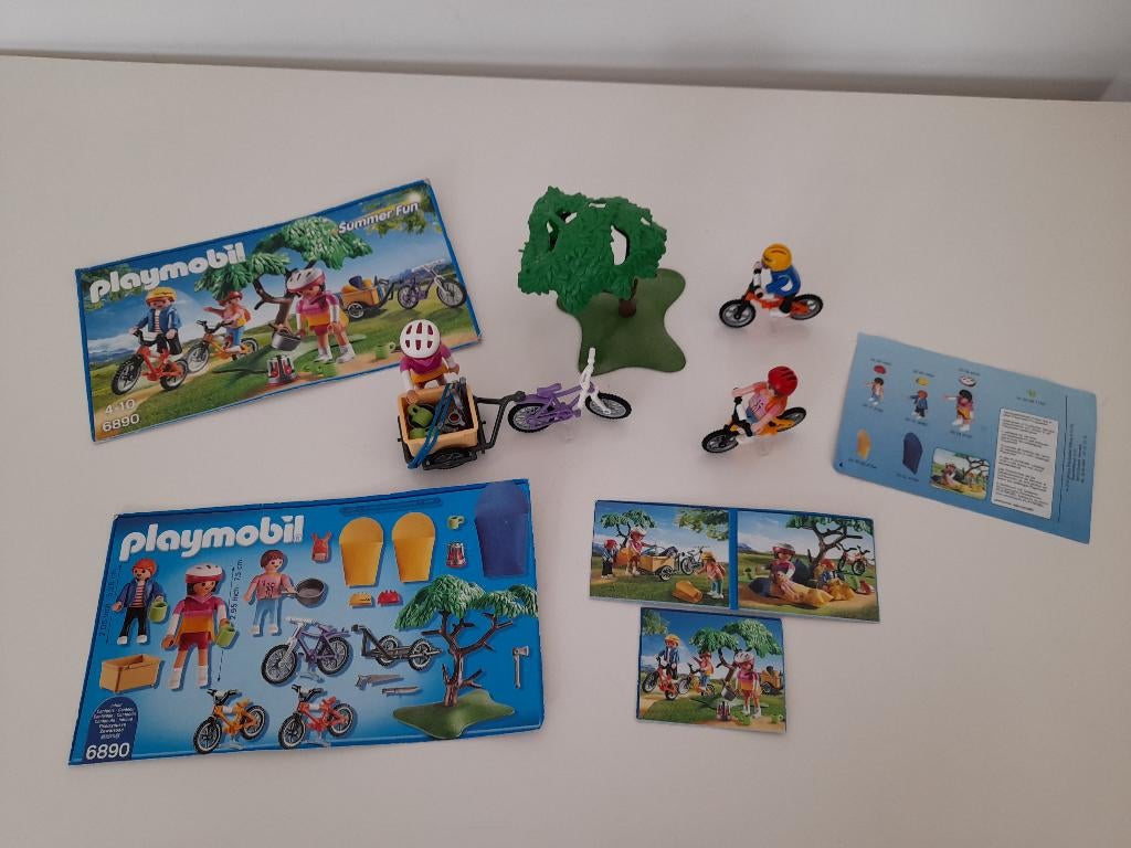Playmobil Mountainbiketocht met bolderwagen 6890, Kinderen en Baby's, Speelgoed | Playmobil, Ophalen of Verzenden, Zo goed als nieuw