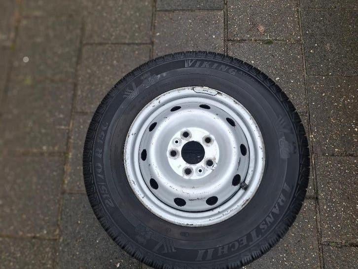 Reserve Camperband 5X118, 215/70R15. Ducato, Boxer, Jumper, Ophalen, Gebruikt