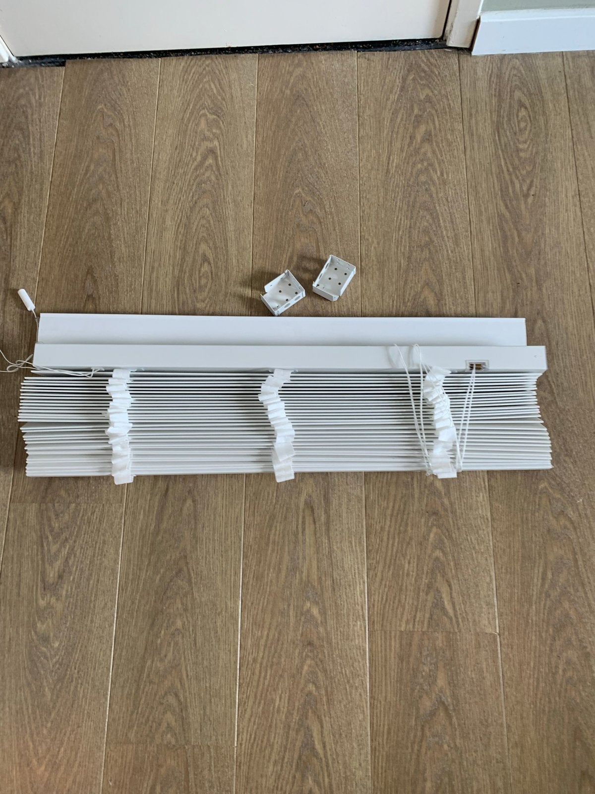 Houtlook Jaloezie Ravi Wit 80x130 cm, Ophalen, Kwantum, Wit, Zo goed als nieuw