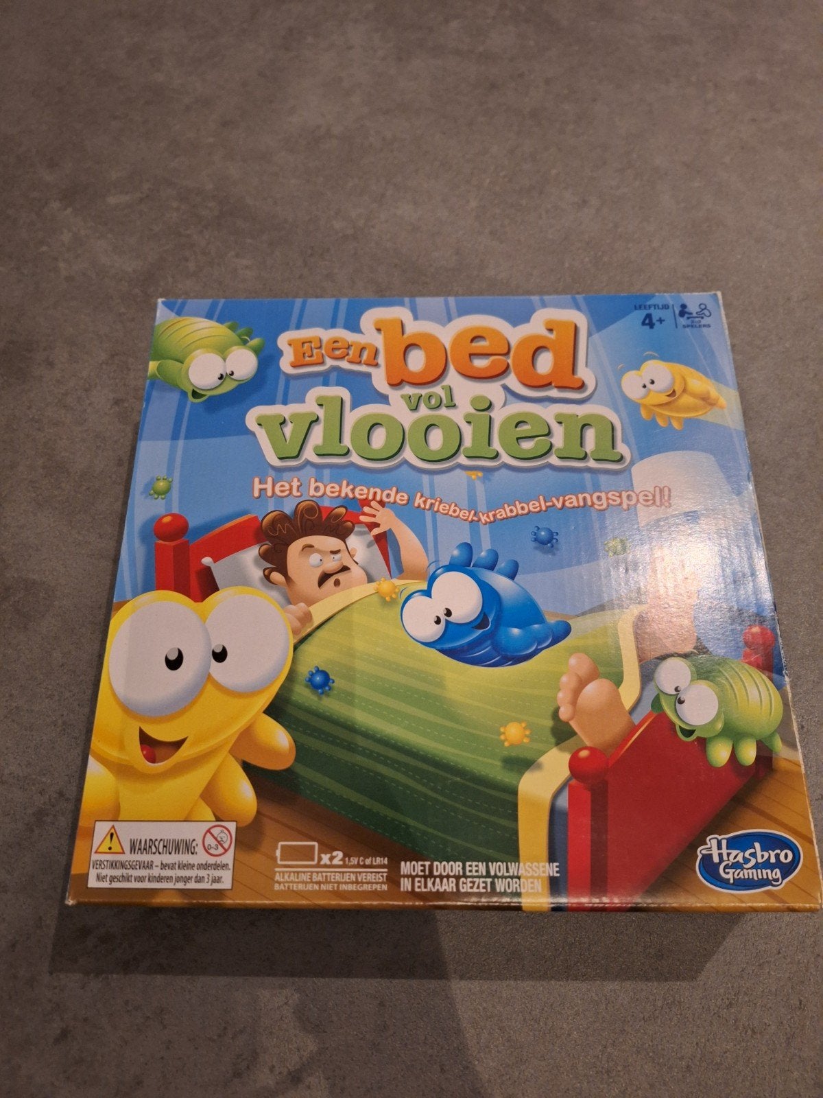 Een Bed Vol Vlooien - Het Kriebel-Krabbel-Vangspel, Een of twee spelers, Ophalen, Gebruikt, Hasbro Gaming