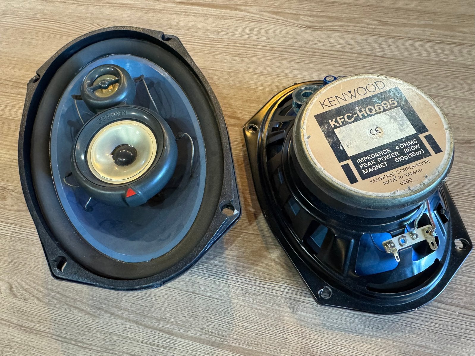 Kenwood carspeakers KFC-HQ695, Ophalen, Gebruikt
