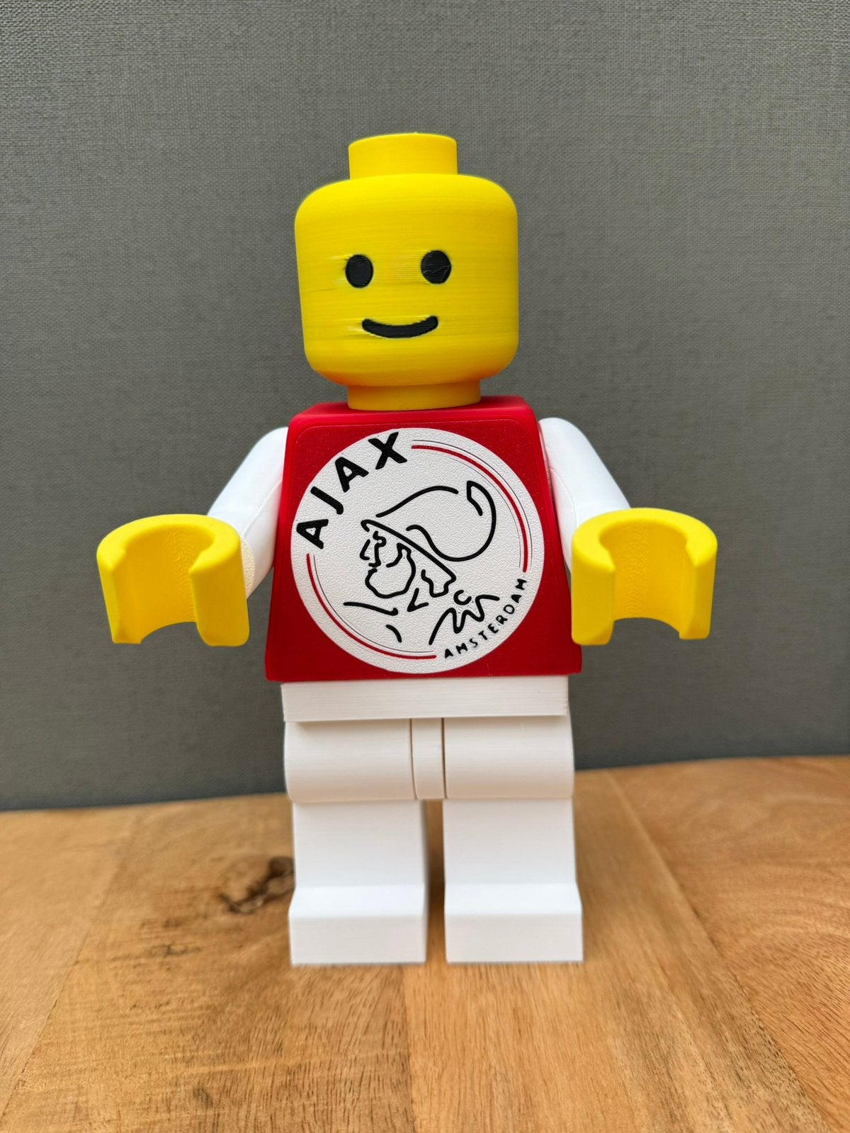 3D geprinte Ajax lego pop 20cm!, Ophalen of Verzenden, Nieuw