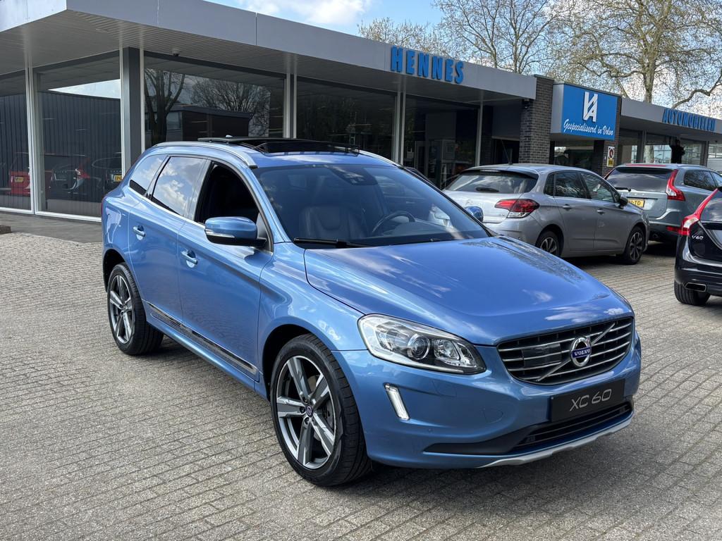 Volvo XC60 T6 AWD Summum Inscription ACC Pano (bj 2017), Gebruikt, 4 cilinders, Blauw, Bedrijf