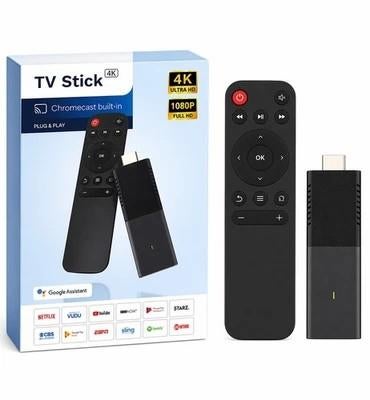 4K TV Stick met Chromecast en Google Assistant, Ophalen of Verzenden, Nieuw, HDMI, Zonder harde schijf