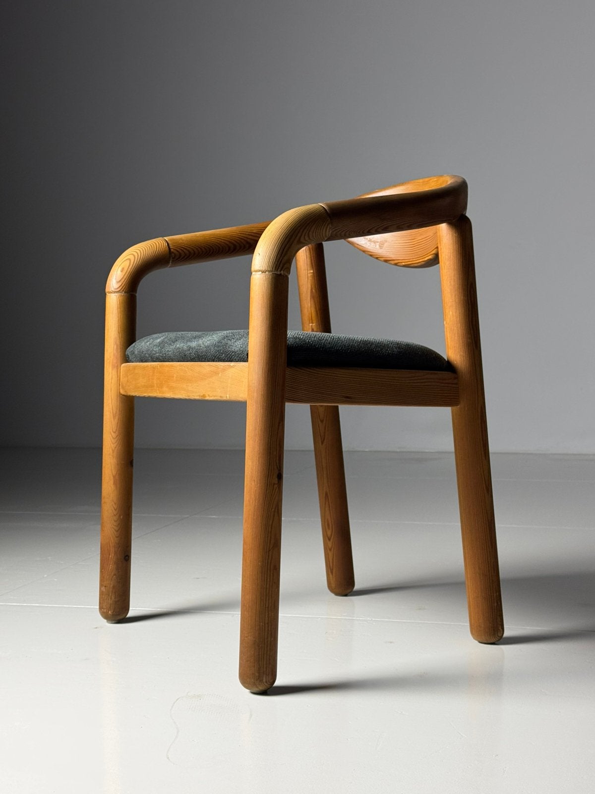 Rainer Daumiller stoelen set van 6 vintage, Huis en Inrichting, Ophalen, Bruin, Zo goed als nieuw, Stof