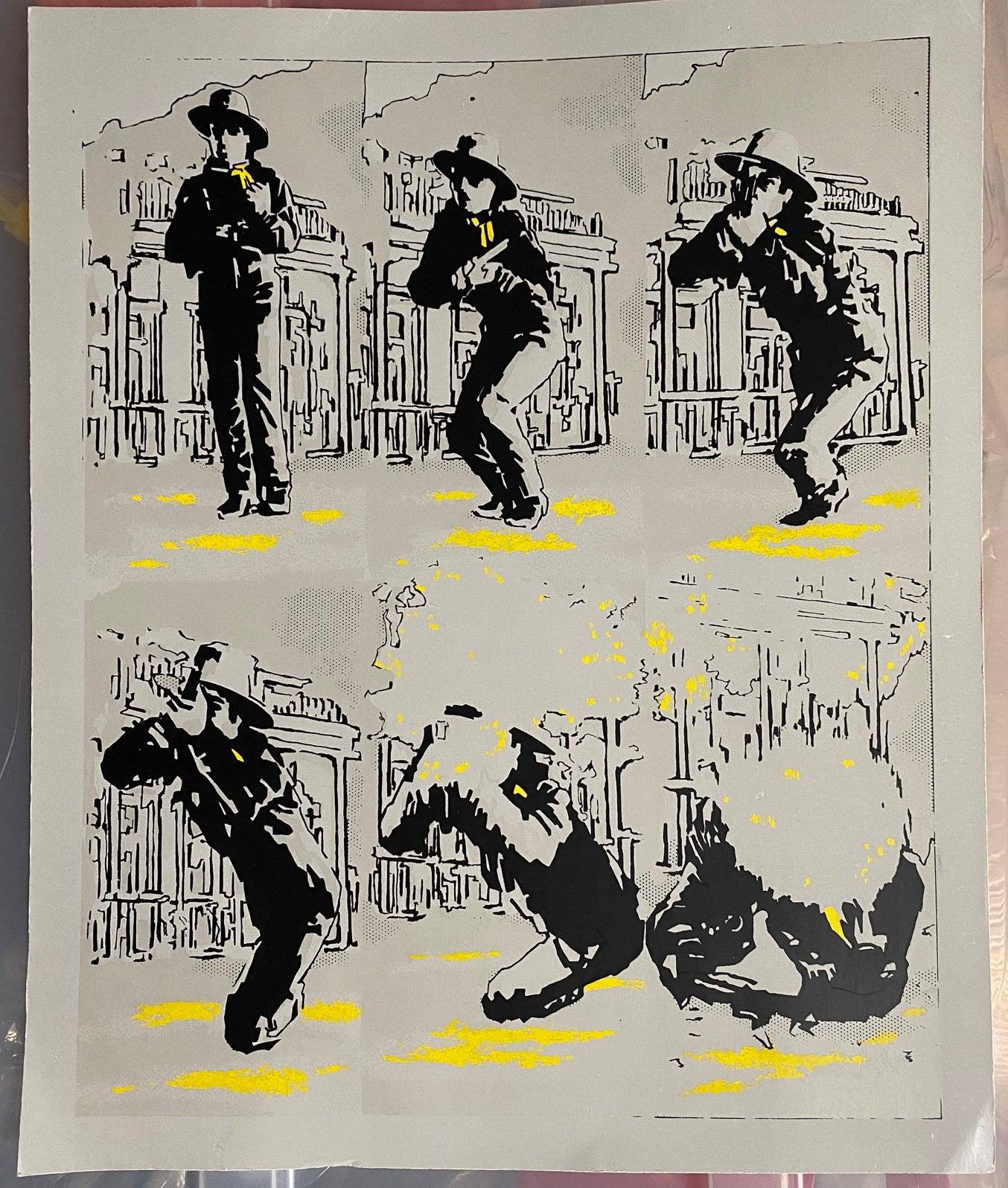 Leuke streetart street-art print, Ophalen