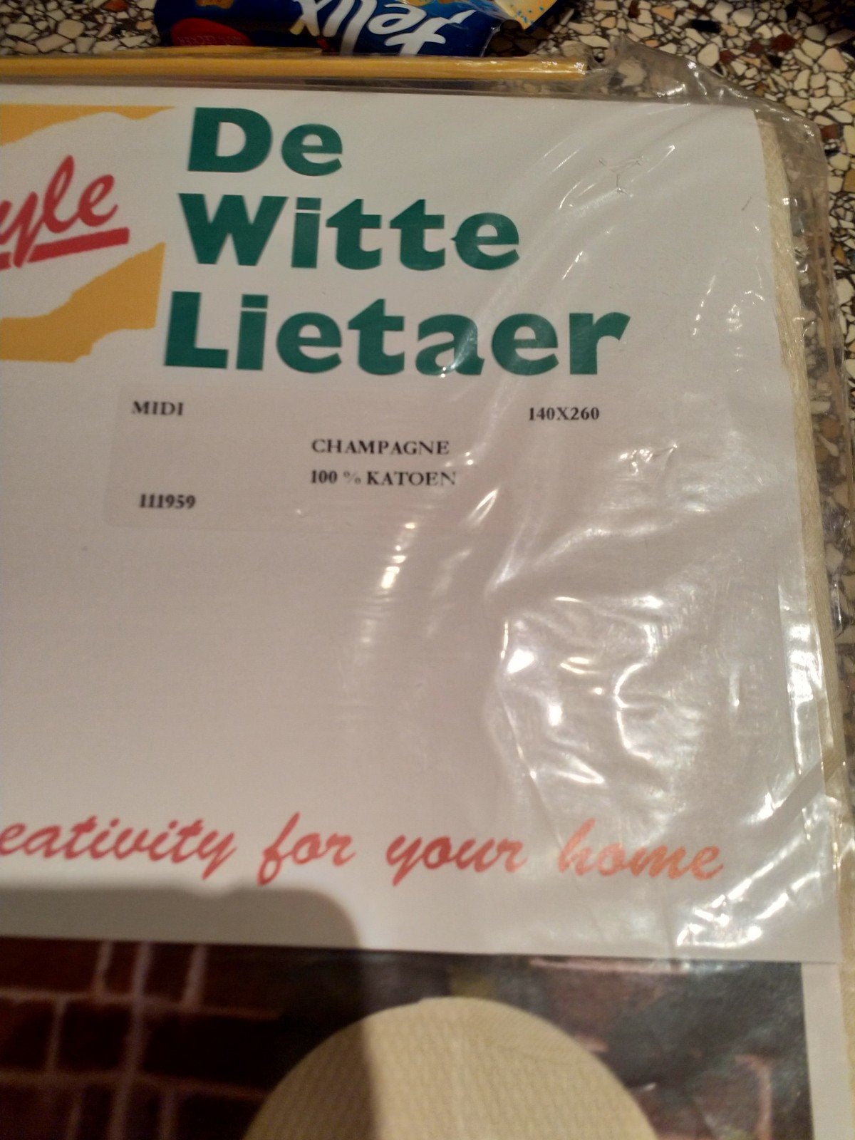 Nieuw De Witte Lietaer Damast Tafelkleed Ivoor 260x140, Ophalen of Verzenden, Nieuw, Rechthoek