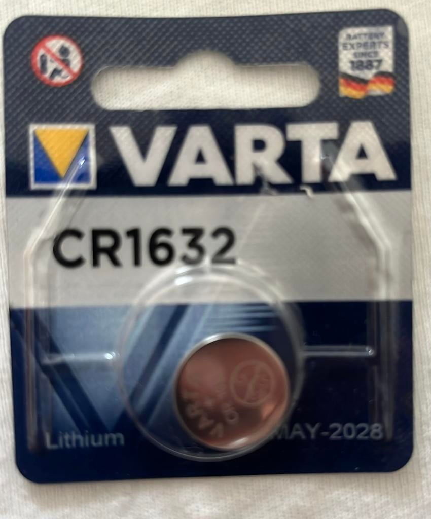 Varta CR1632 battery, Ophalen of Verzenden, Nieuw