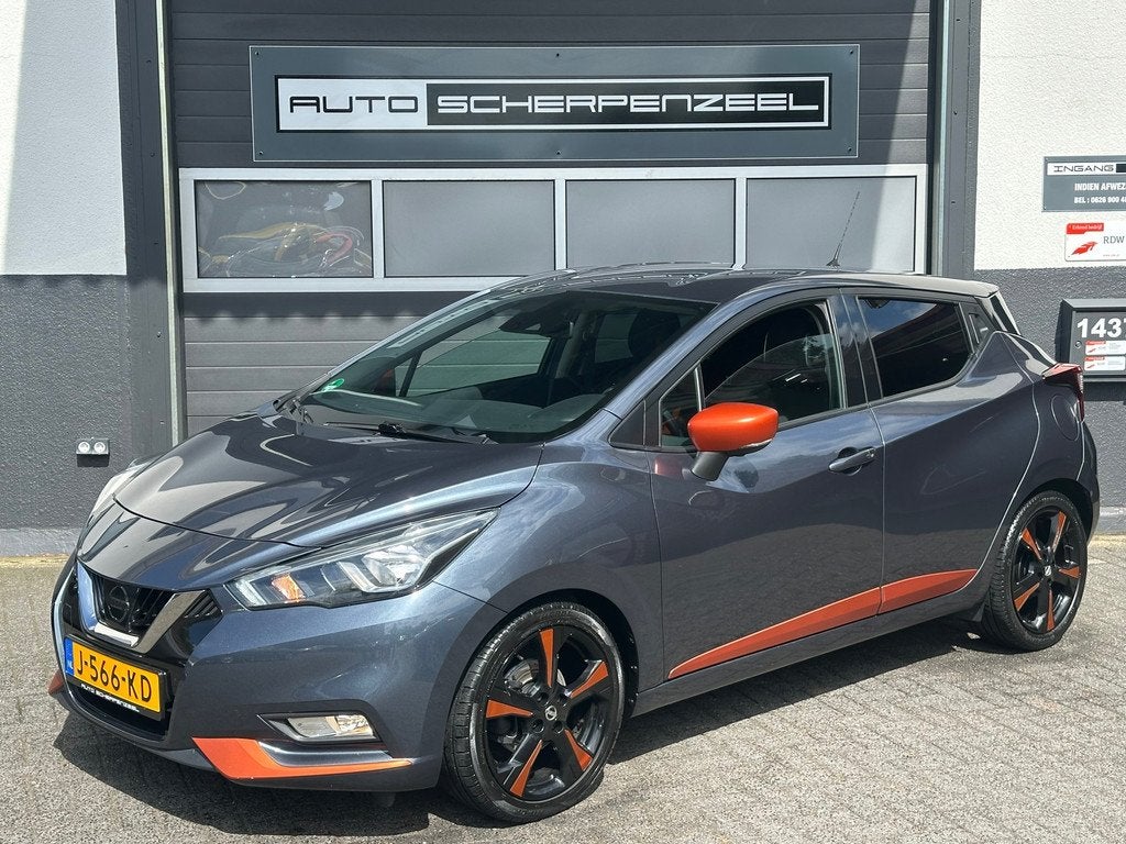Nissan Micra 90pk IG-T Tekna | CAMERA | KEYLESS | GLASS | zu, Voorwielaandrijving, 898 cc, Stof, Euro 6