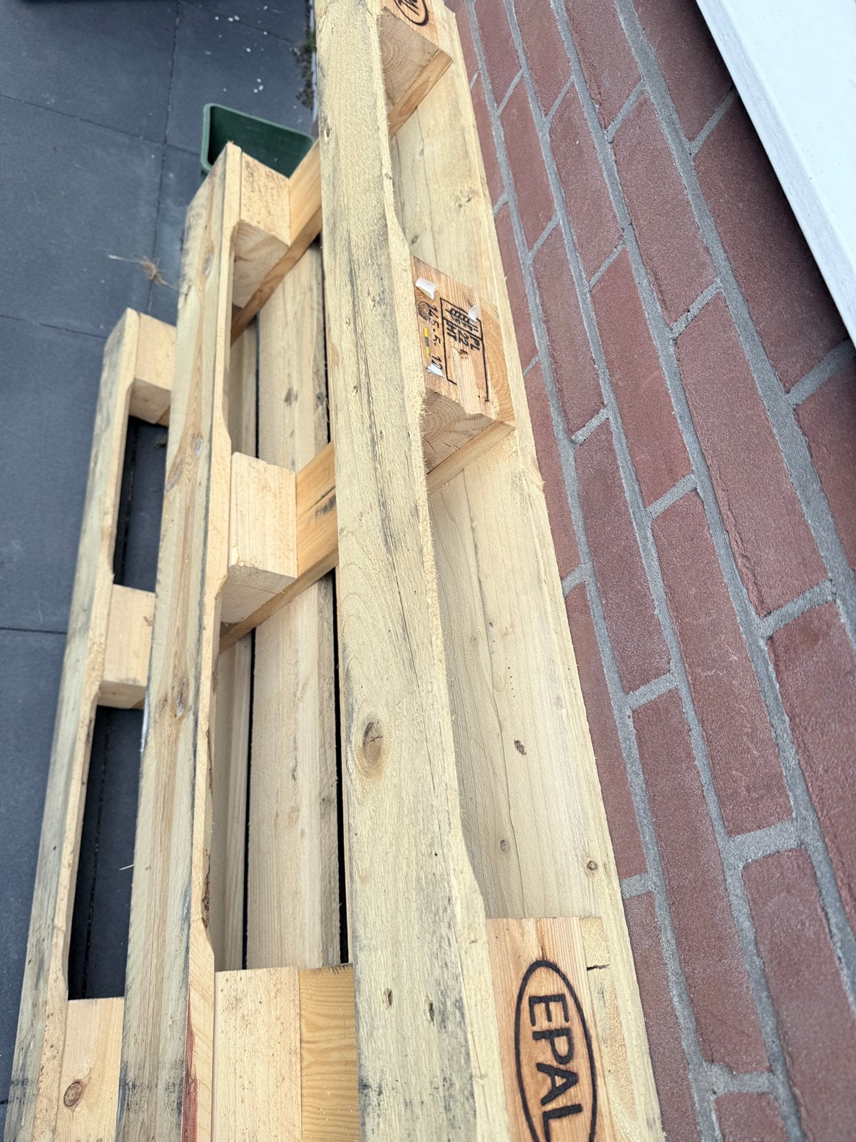 Nieuw EUro pallet, Doe-het-zelf en Verbouw, Hout en Planken, Ophalen, Minder dan 25 mm, Zo goed als nieuw, Minder dan 200 cm