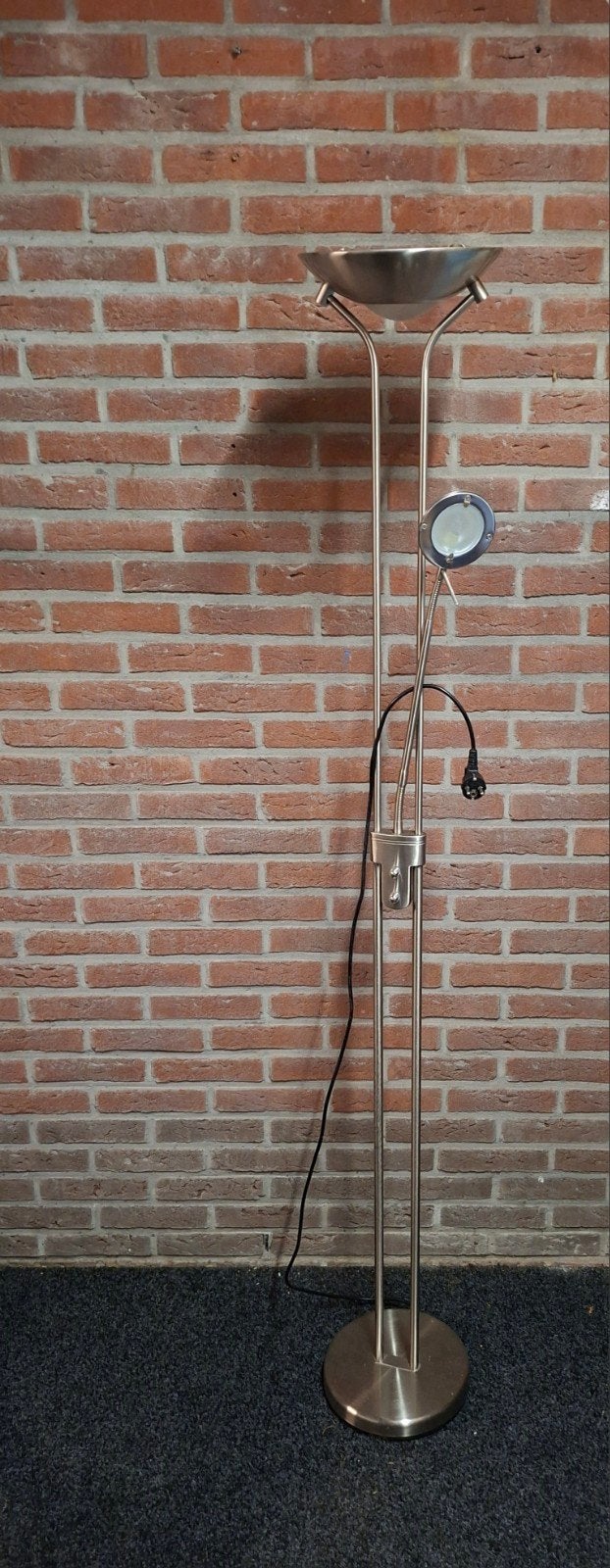 Moderne LED Schemerlamp - Dimbaar met Sfeer- en Groot Licht, Ophalen, Gebruikt, Metaal, 150 tot 200 cm