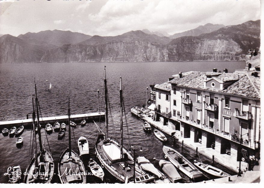 LAGO DI GARDA,- Malcesina.  14-07, Ophalen of Verzenden, 1960 tot 1980, Ongelopen, Italië