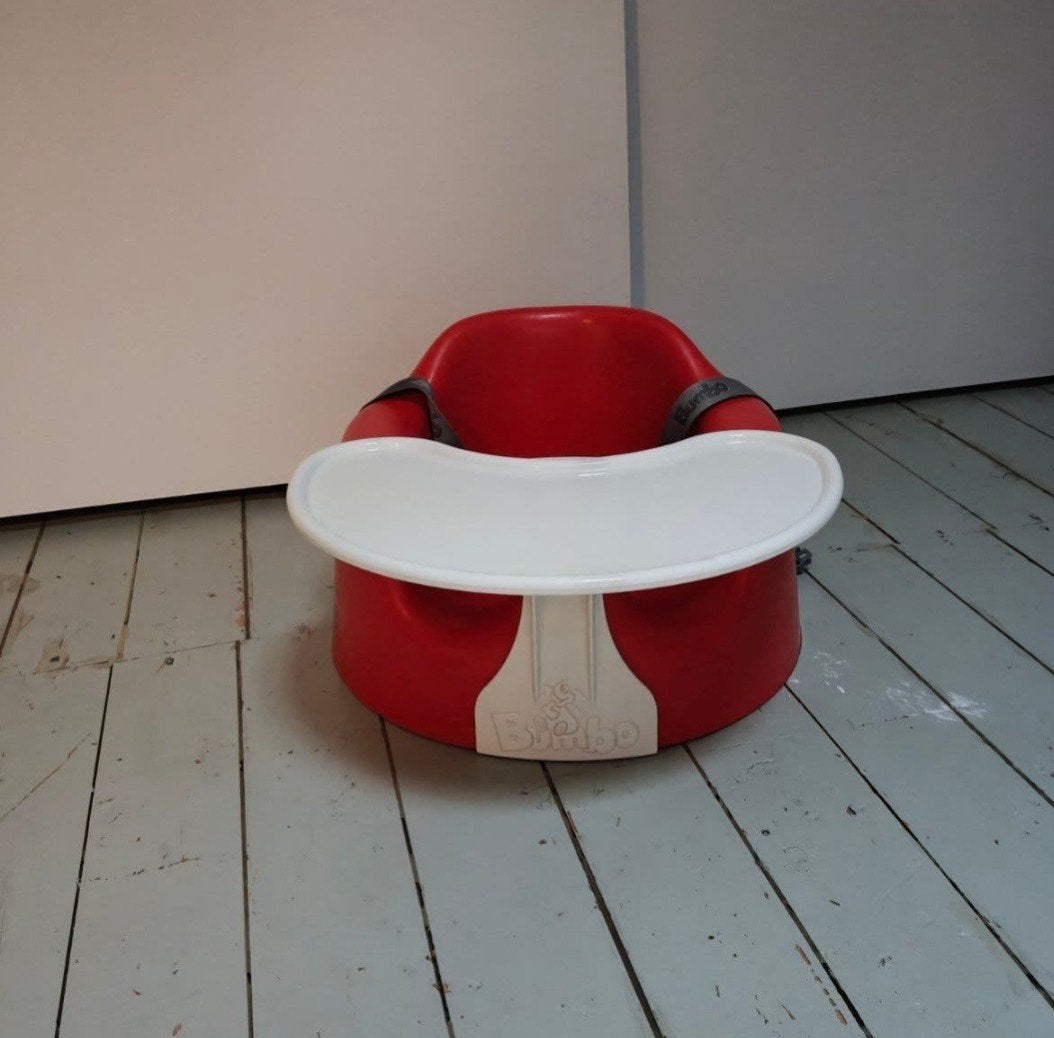 Bumbo stoeltje rood zo goed als nieuw, Ophalen of Verzenden, Zo goed als nieuw, Rood