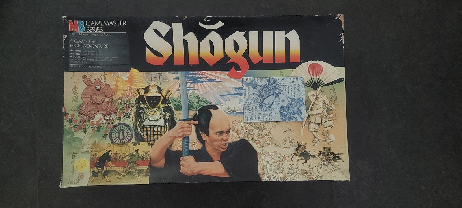 Shogun bordspel - Strategisch spel in feodaal Japan, Vijf spelers of meer, Ophalen of Verzenden, Gebruikt, MB Gamemaster Series